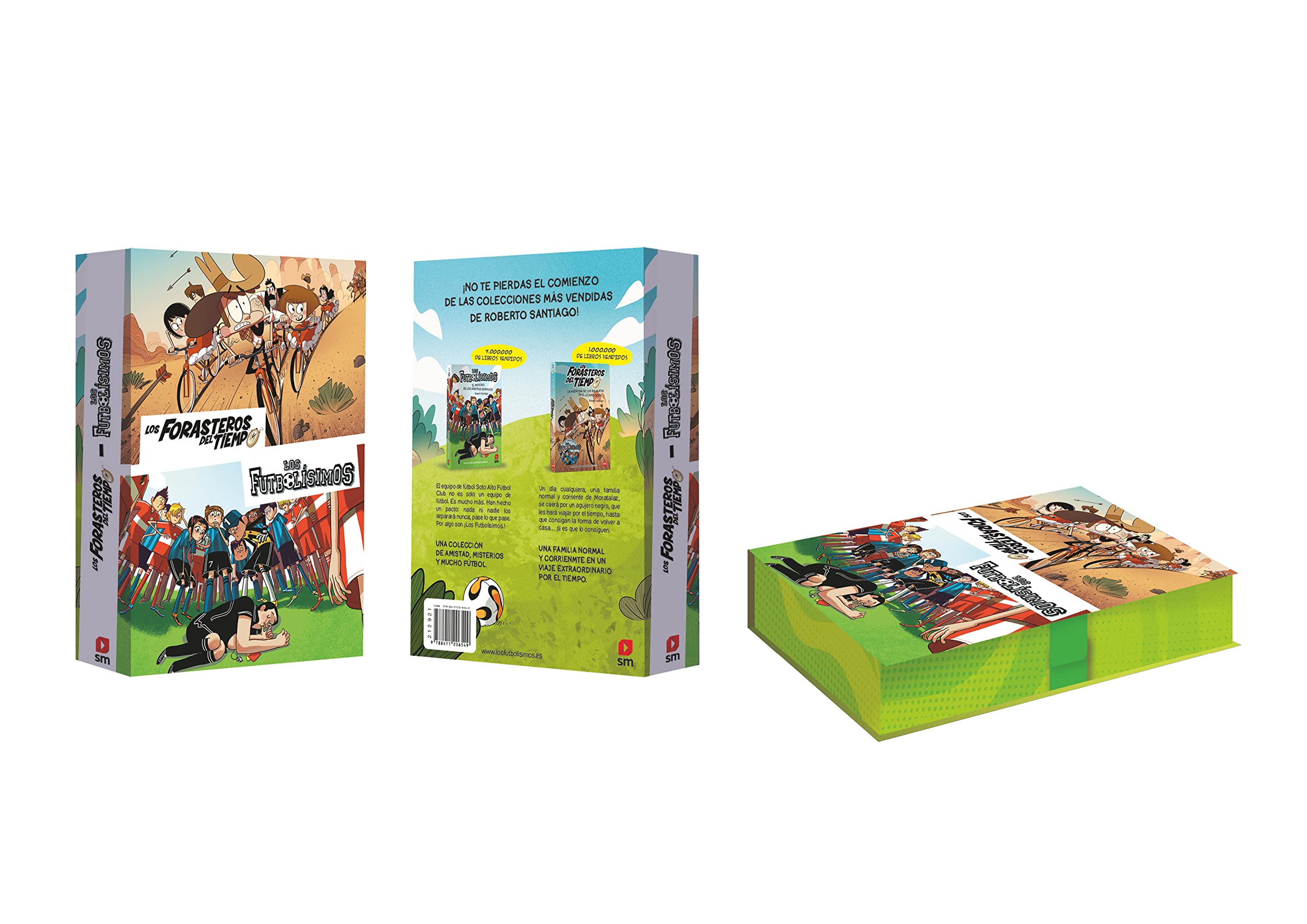 Pack Futbolísimos + Forasteros del Tiempo book