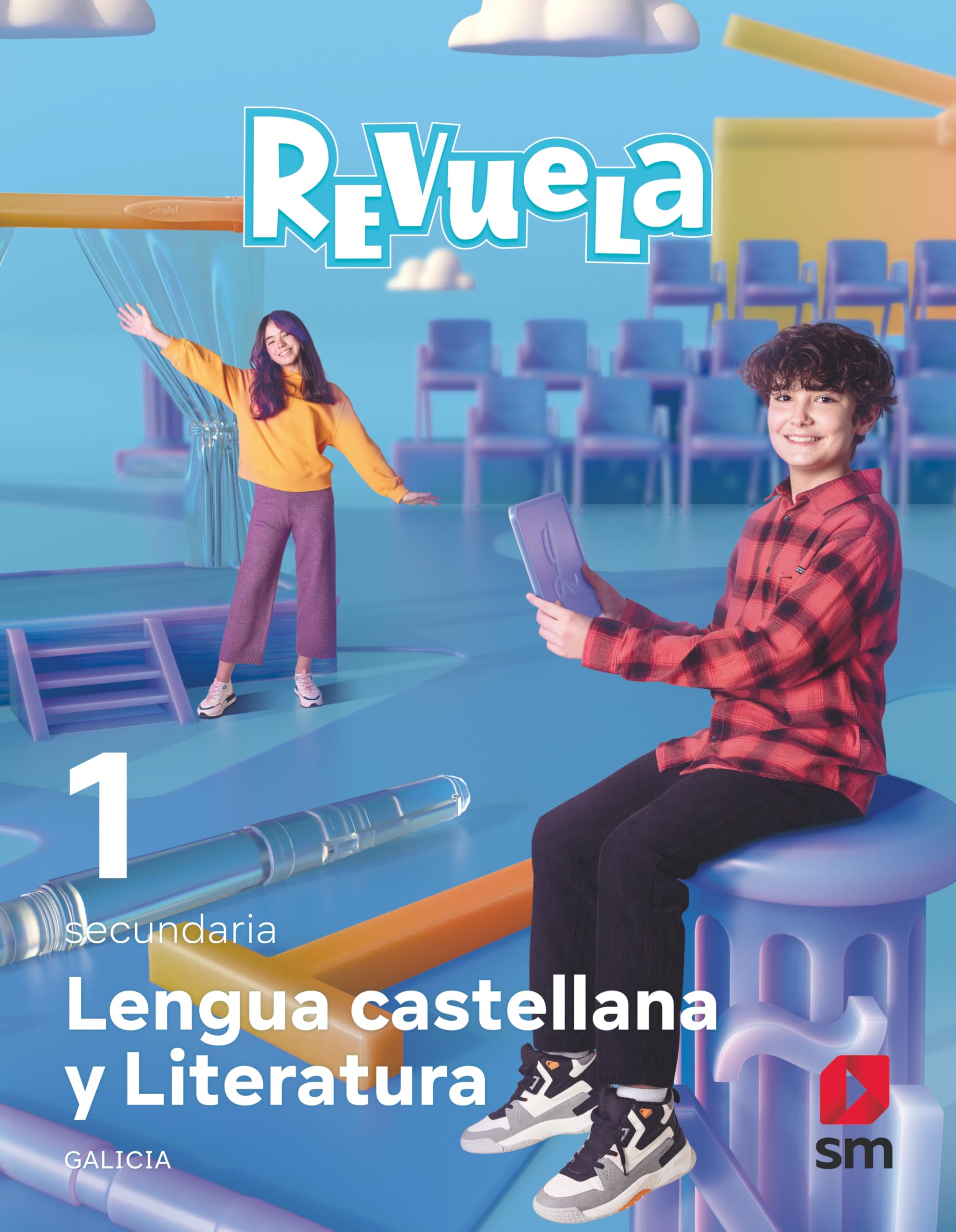 Lengua Castellana y Literatura . 1 Secundaria. Revuela. Galicia Non-fiction
