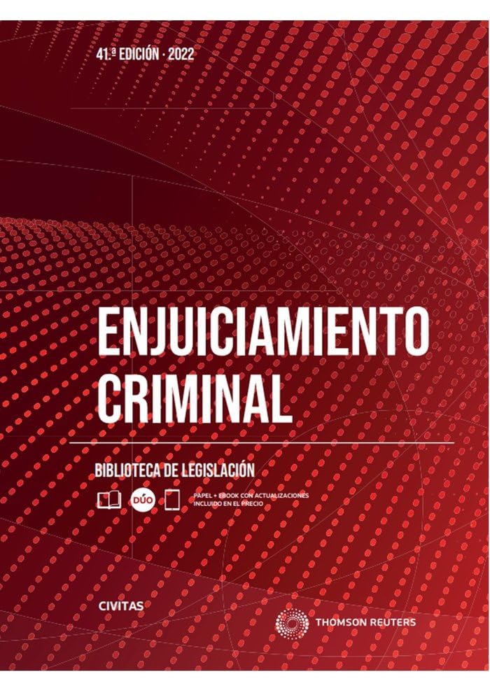 Enjuiciamiento Criminal (Papel + e-book) (Biblioteca de Legislación, Band 13) Law