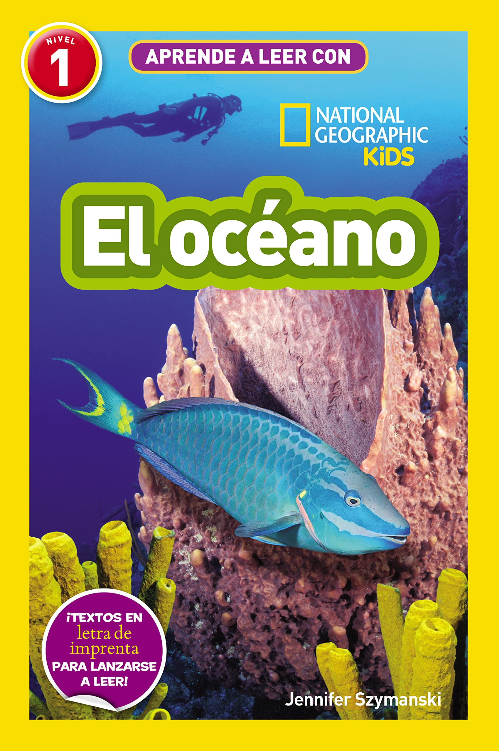 Aprende a leer con National Geographic (Nivel 1) - El océano: ¡Textos en letra de imprenta para lanzarse a leer! (National Geographic Kids) Novels & Short Stories