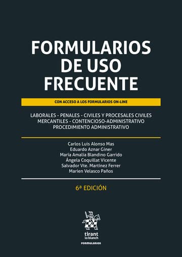 Formularios de uso frecuente 6ª Edición 2023 Law