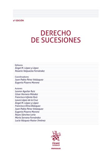 Derecho de Sucesiones 4ª Edición Law
