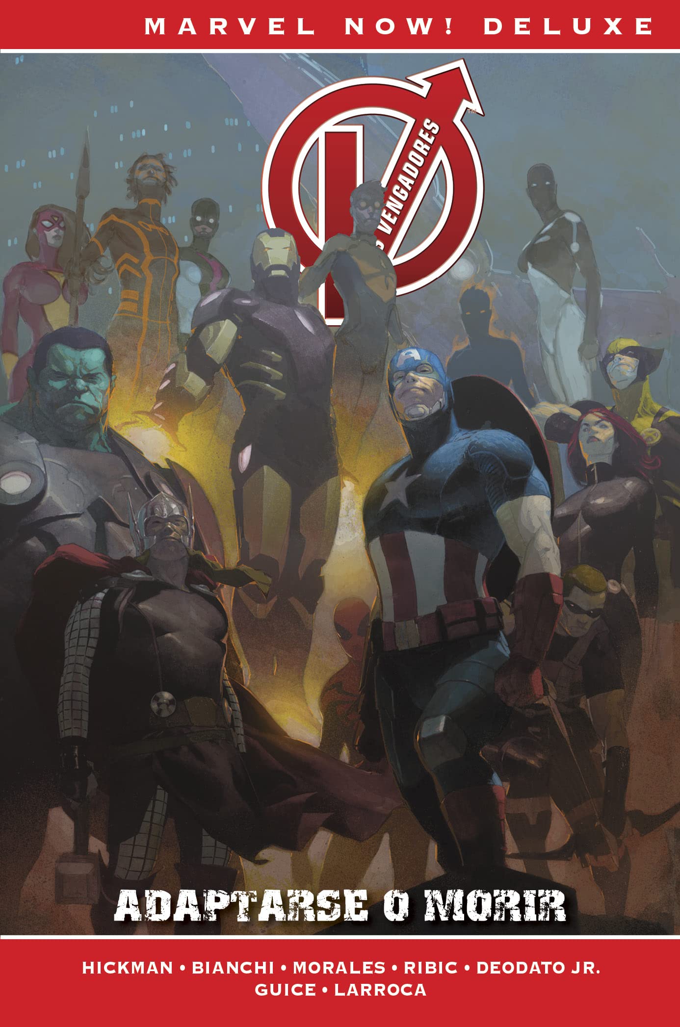 Reedición marvel now! los vengadores de jonathan hickman 5. adaptarse o morir Superheroes