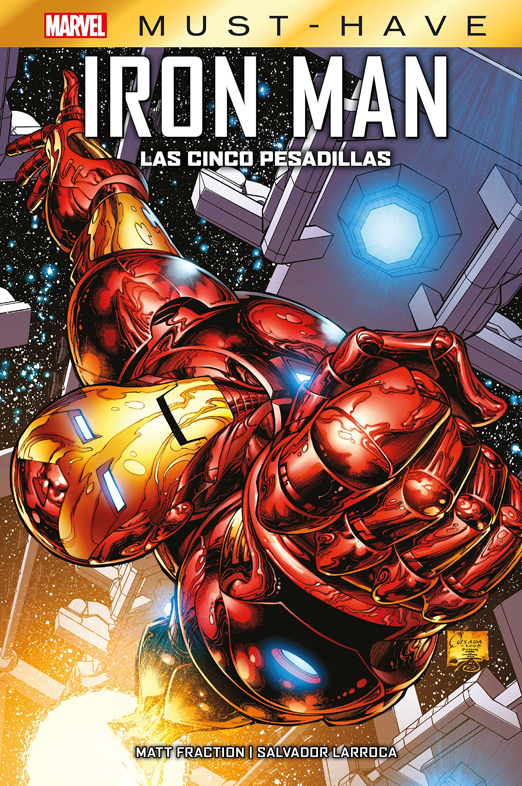 Marvel must have el invencible iron man. las cinco pesadillas Manga