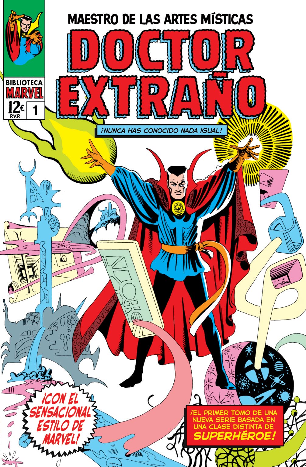 Biblioteca marvel doctor extraño 1. 1963-64: strange tales 110, 111, 114-127 usa Superheroes