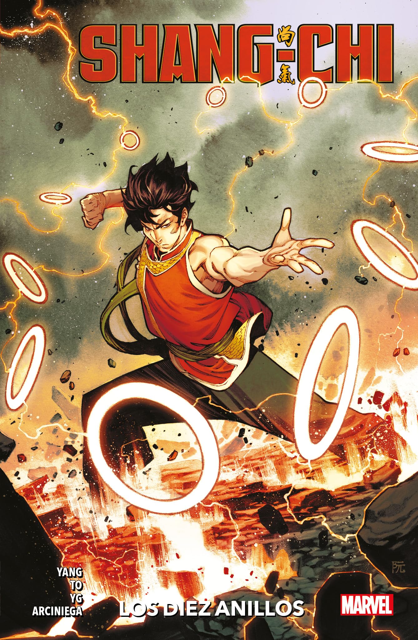 100% Marvel shang-chi 4. los 10 anillos Manga