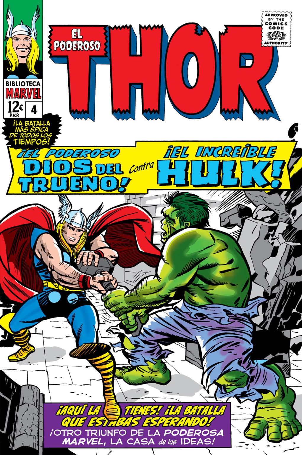 BIBLIOTECA MARVEL EL PODEROSO THOR 4. 1964-65: JOURNEY INTO MYSTERY 108-113 USA Manga