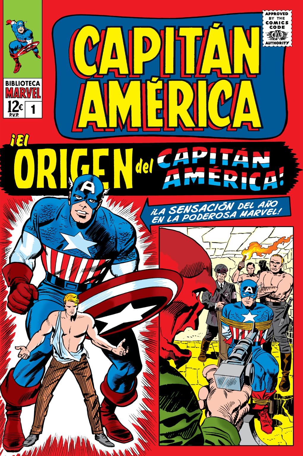 Biblioteca marvel capitán américa 1. 1964-65: tales of suspense 59-68, sgt. fury and his howling Manga