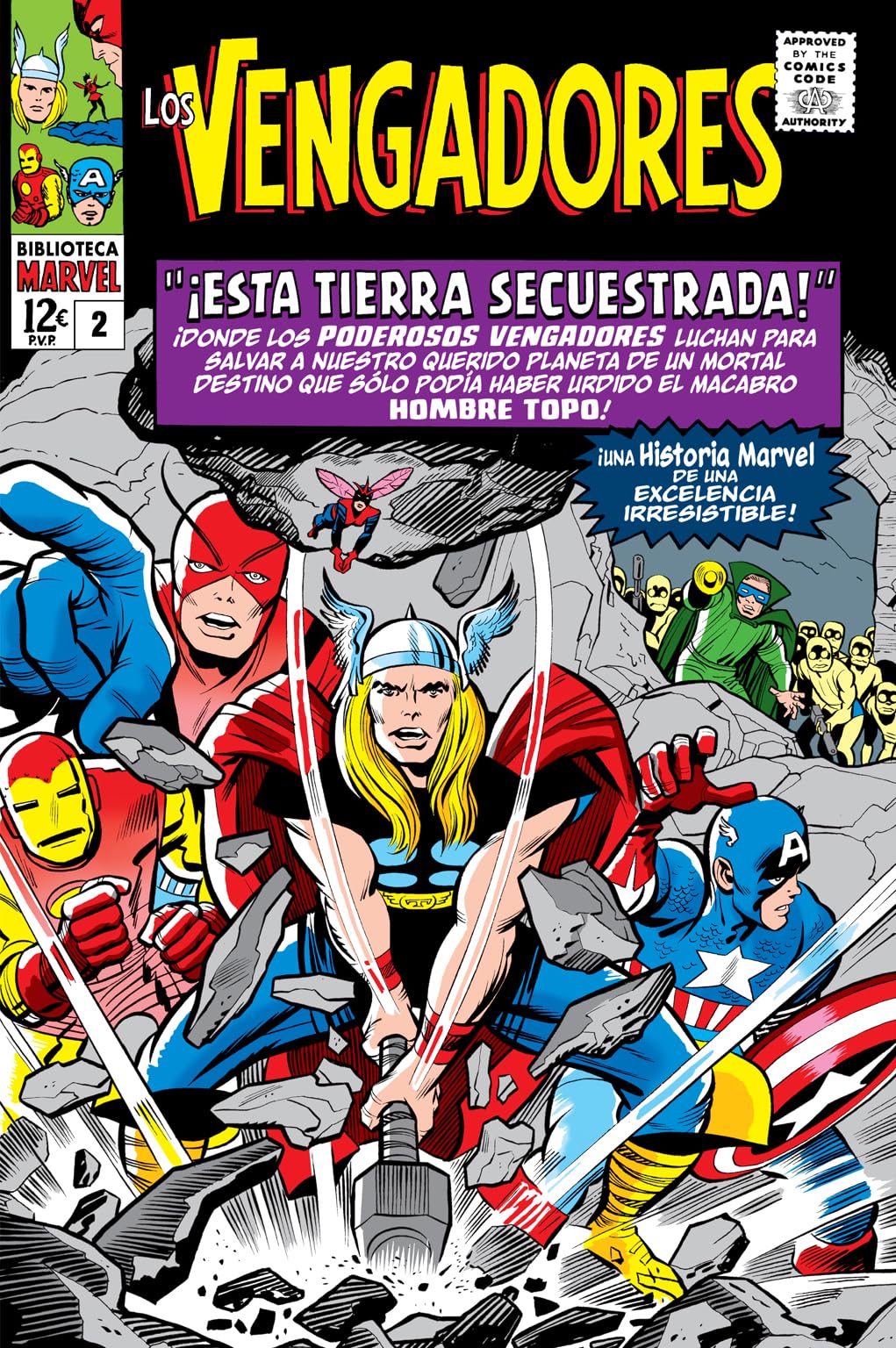 Biblioteca marvel los vengadores 2. 1964-65: the avengers 7-12 usa Manga