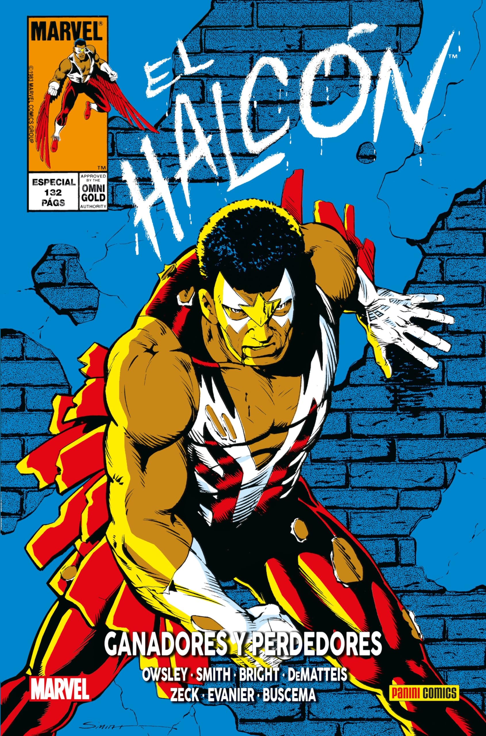 100% Marvel hc el halcón. ganadores y perdedores book