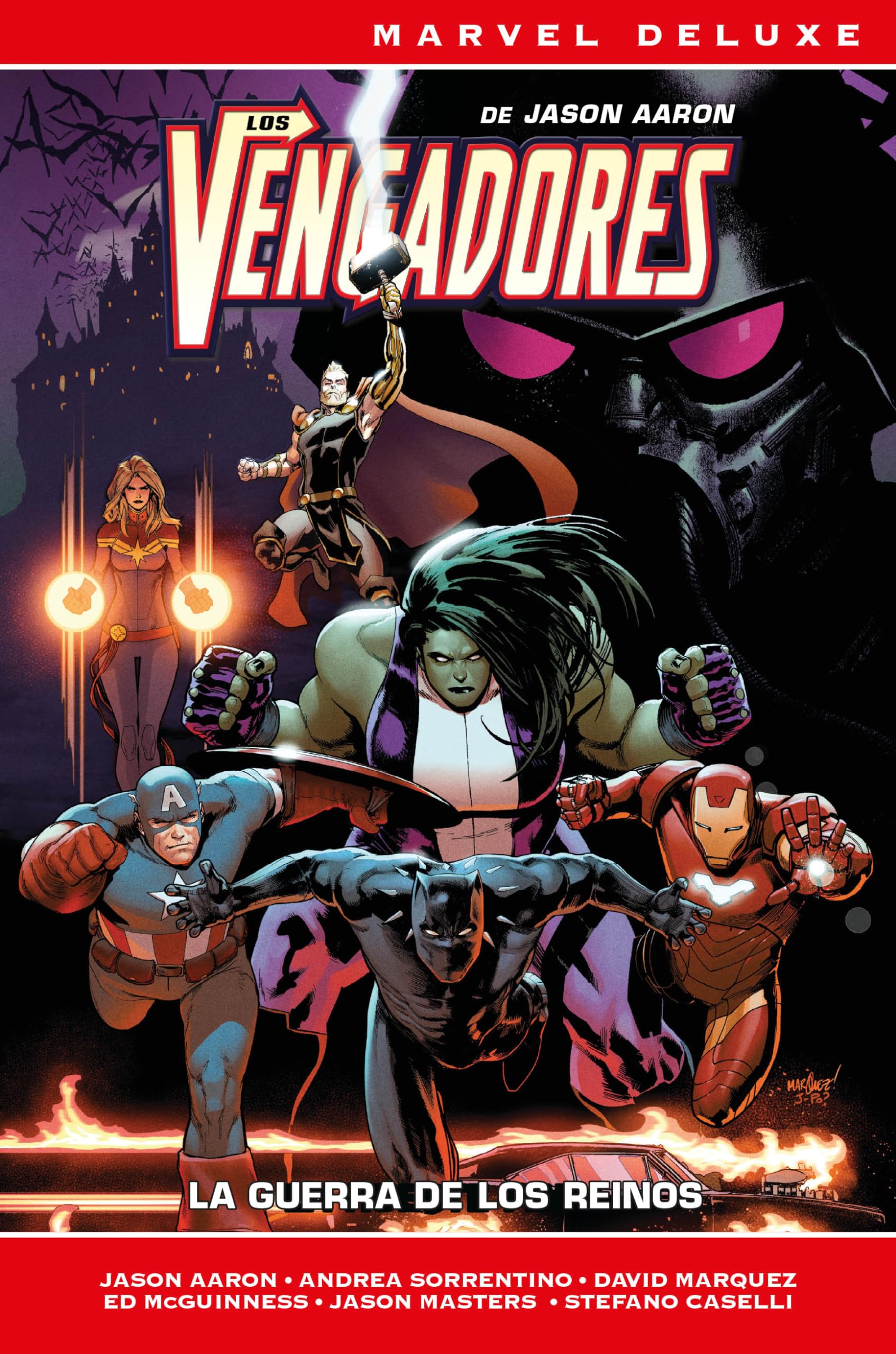Marvel deluxe los vengadores de jason aaron 2. la guerra de los reinos book