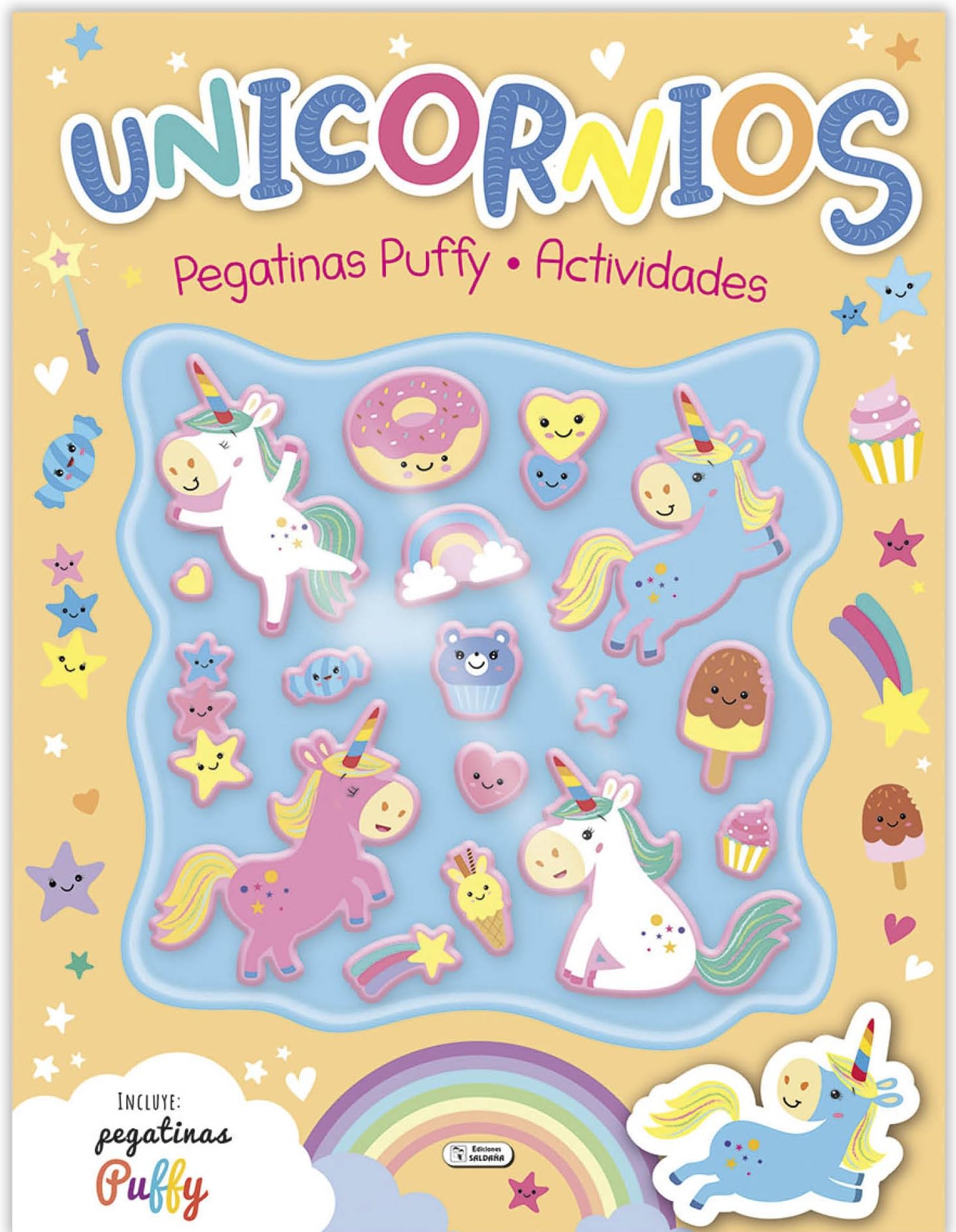 PUFFY STICKERS BOOK - UNICORNIOS Tiptoi & Games