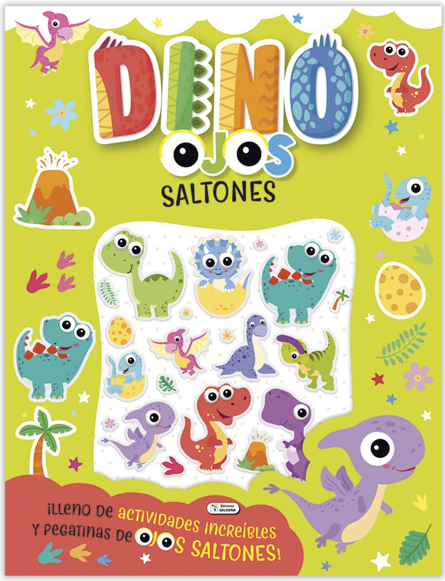 OJOS SALTONES STICKERS BOOK - DINO Tiptoi & Games