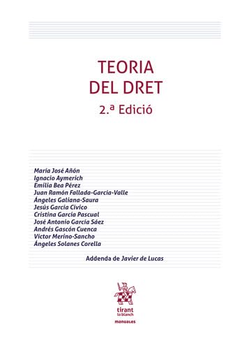 Teoria del Dret 2ª Edició book