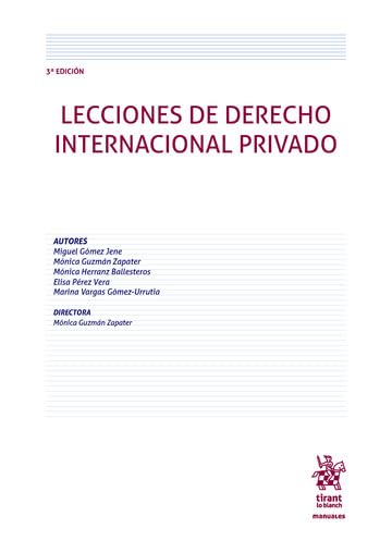 Lecciones de Derecho Internacional Privado 3ª Edición book