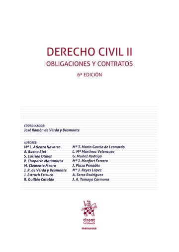 Derecho Civil II. Obligaciones y contratos 6ª Edición book