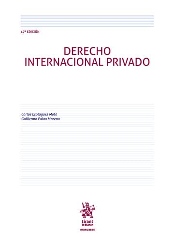 Derecho Internacional Privado 17ª Edición book