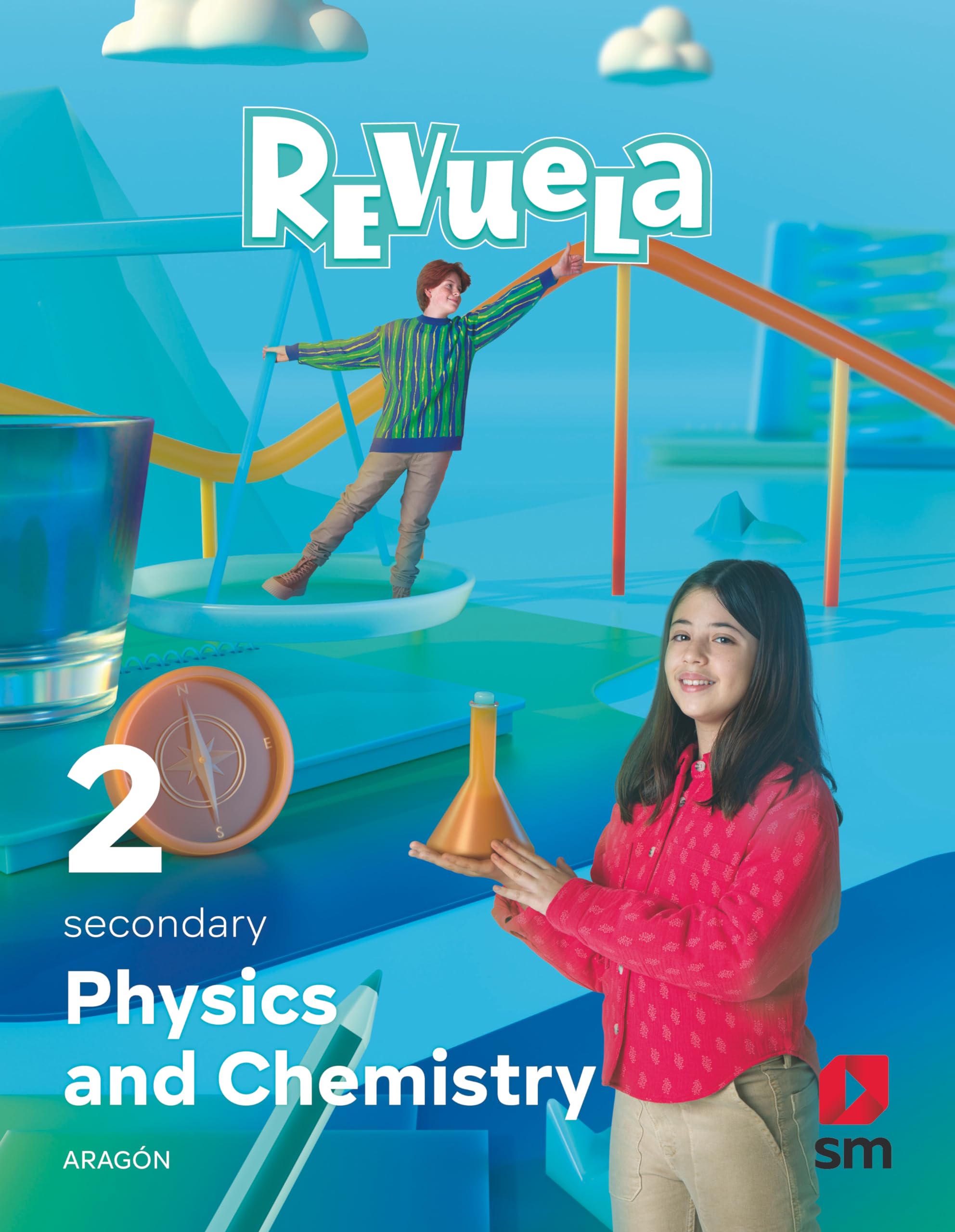 Physics and Chemistry. 2 Secondary. Revuela. Aragón book