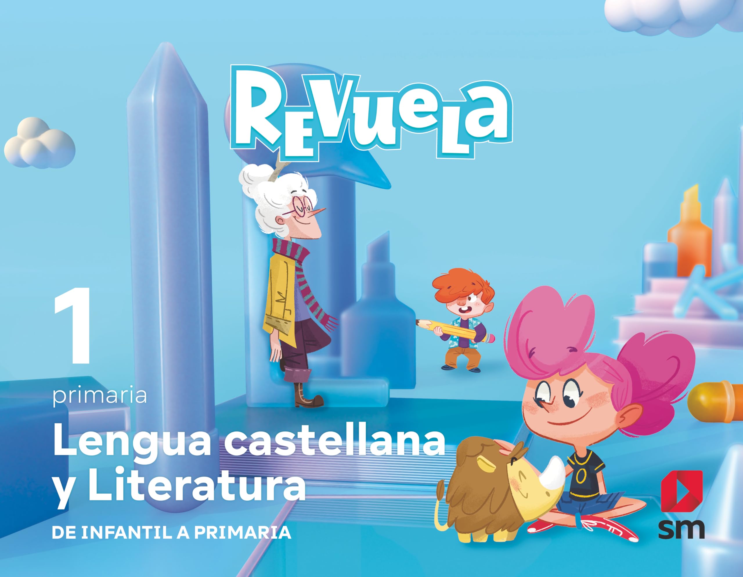 Lengua Castellana y Literatura. 1 Primaria. Trimestres. Revuela book