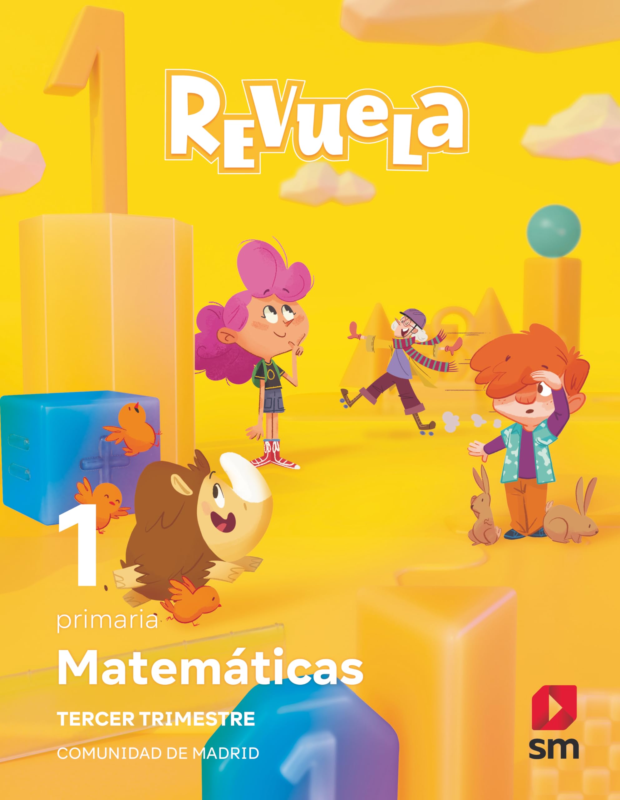 Matemáticas. 1 Primaria. Trimestres Revuela. Comunidad de Madrid book