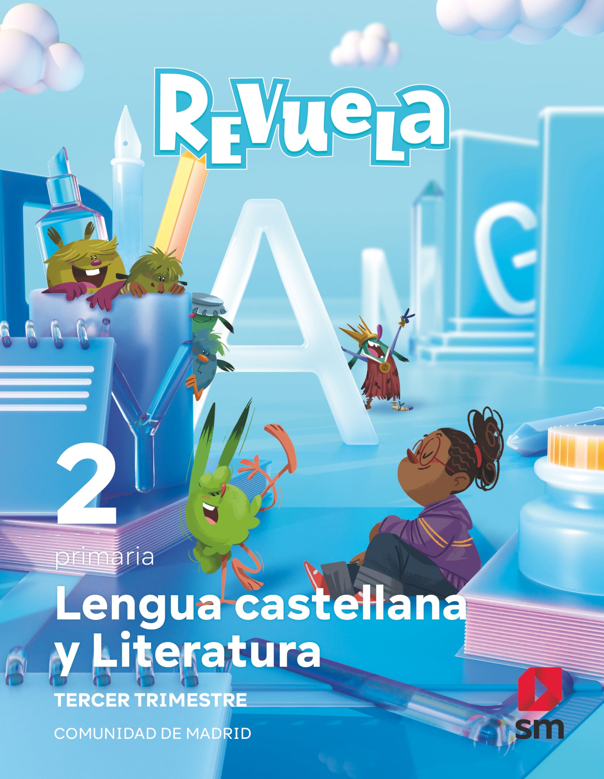 Lengua Castellana y Literatura. 2 Primaria. Trimestres. Revuela. Comunidad de Madrid book