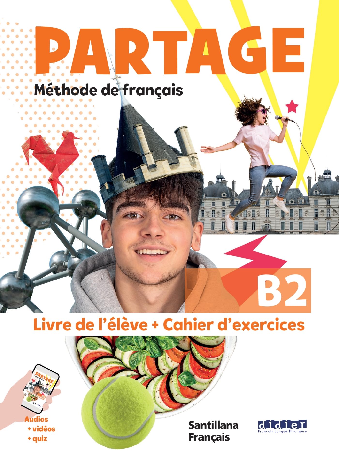 Partage B2 - Livre + Cahier - SANTILLANA book