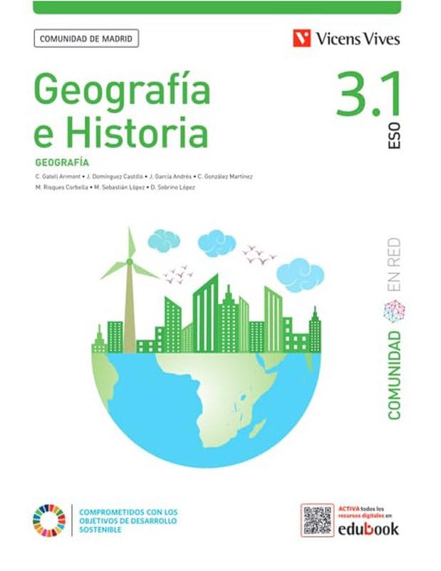 Geografía e Historia 3 (3.1-3.2+Separatas) Comunidad de Madrid (Comunidad en Red) book