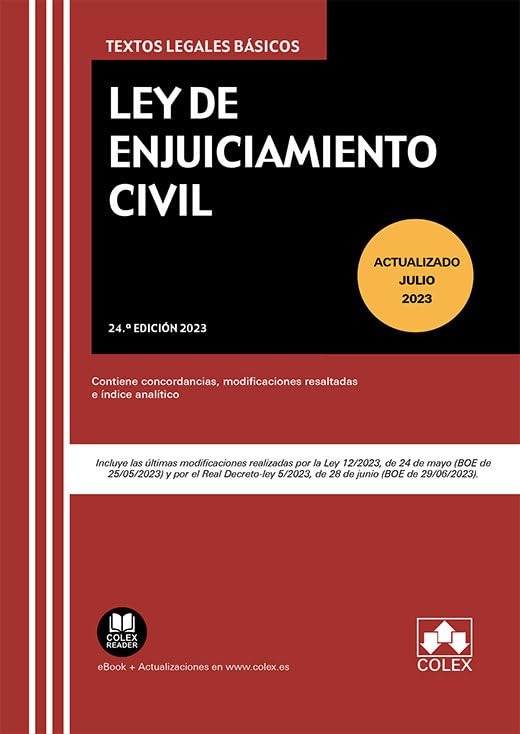 Ley de Enjuiciamiento Civil: Contiene concordancias, modificaciones resaltadas e índice analítico book