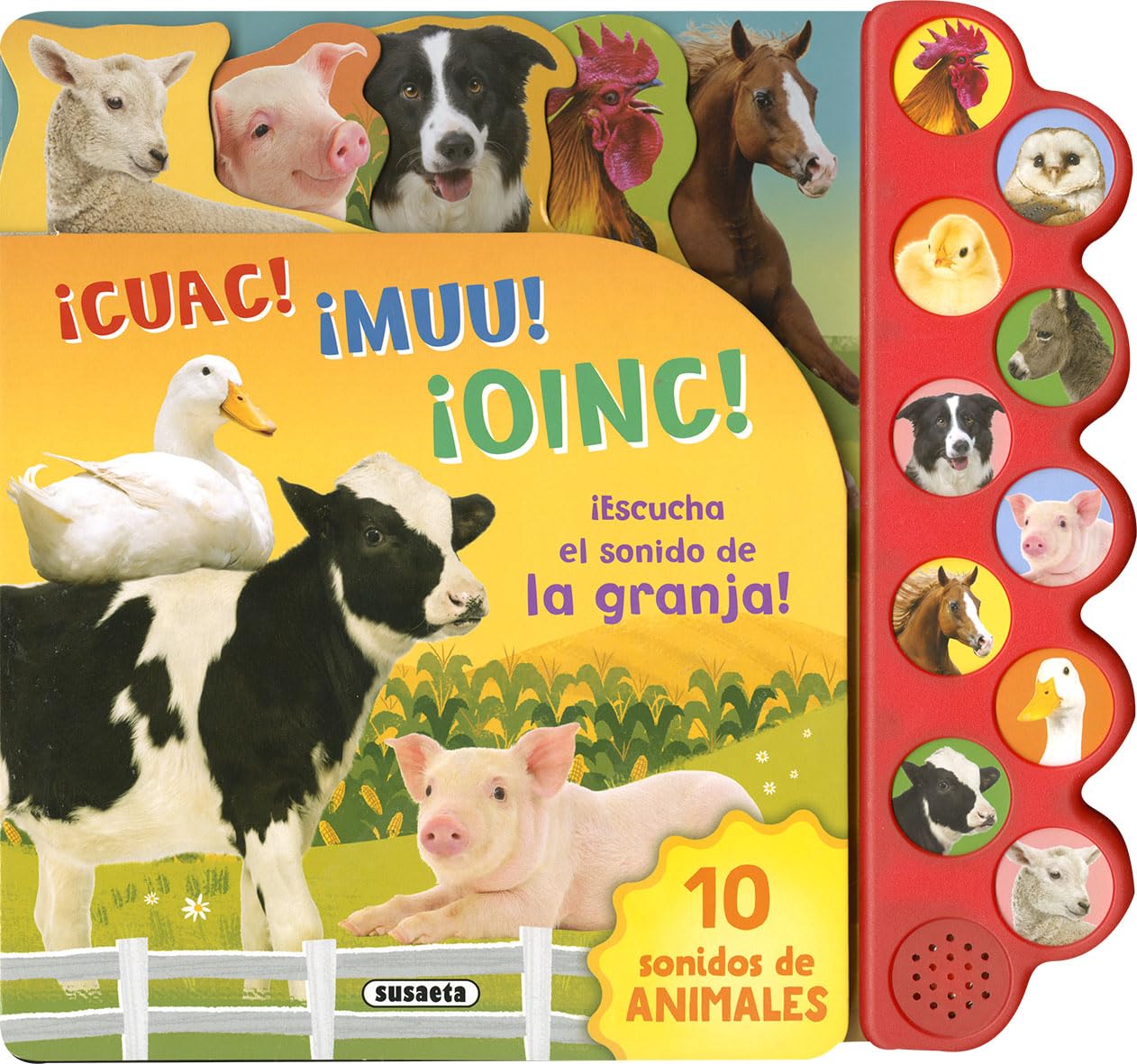 ¡Escucha el sonido de la granja! (10 sonidos de animales) Tiptoi & Games