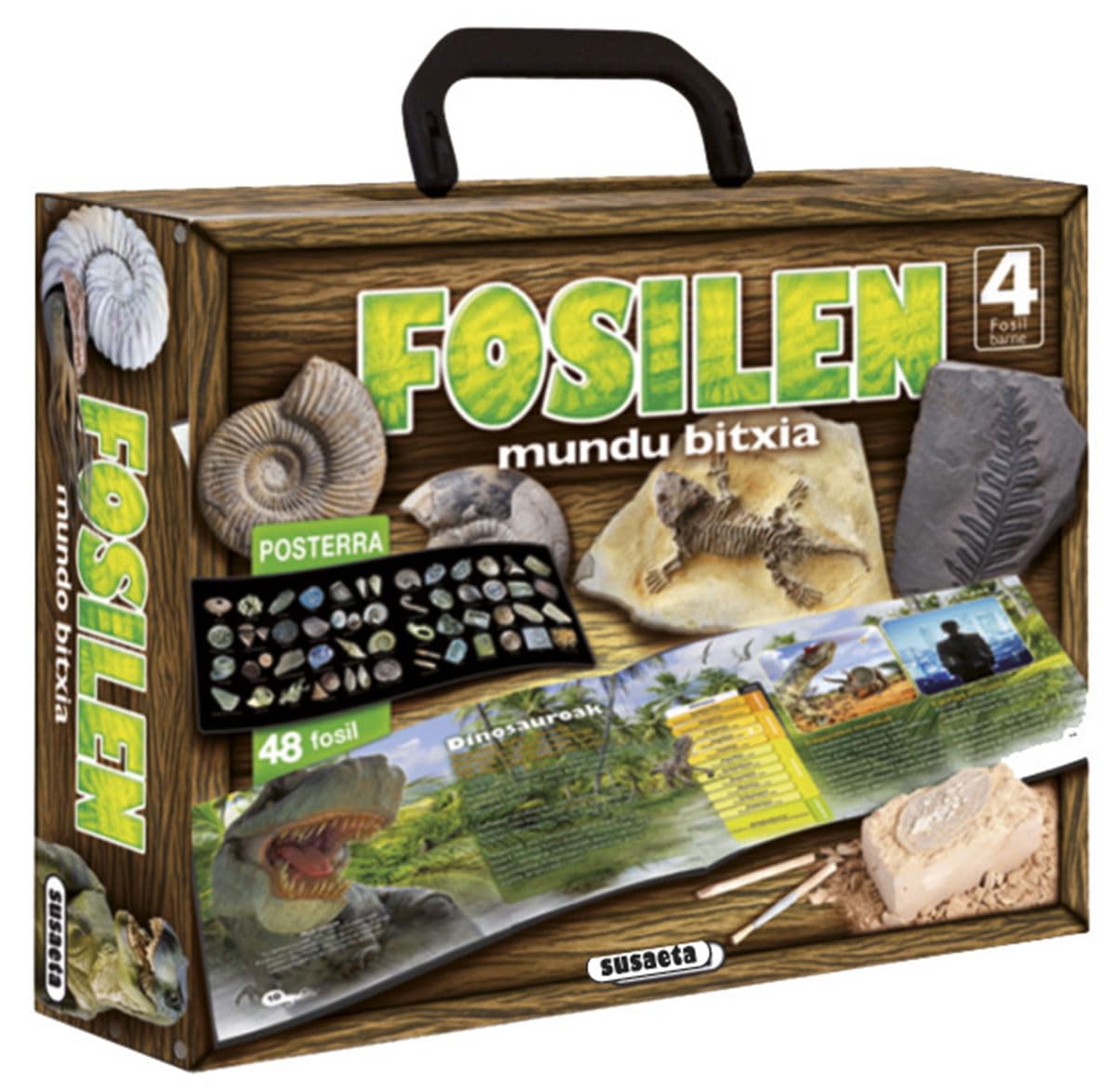 Fosilen mundu bitxia (Gazte miatzaile) Tiptoi & Games