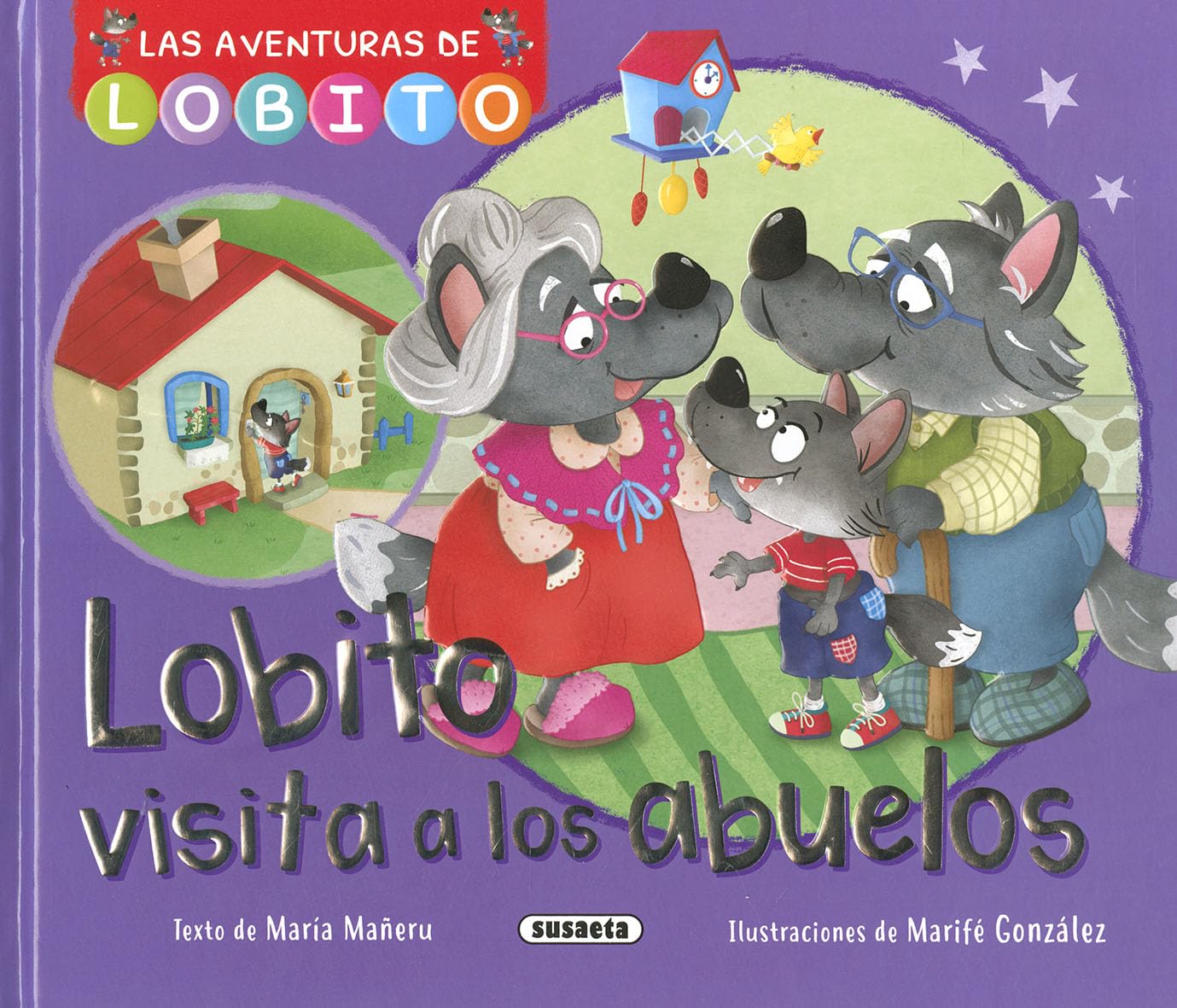 Lobito visita a los abuelos book