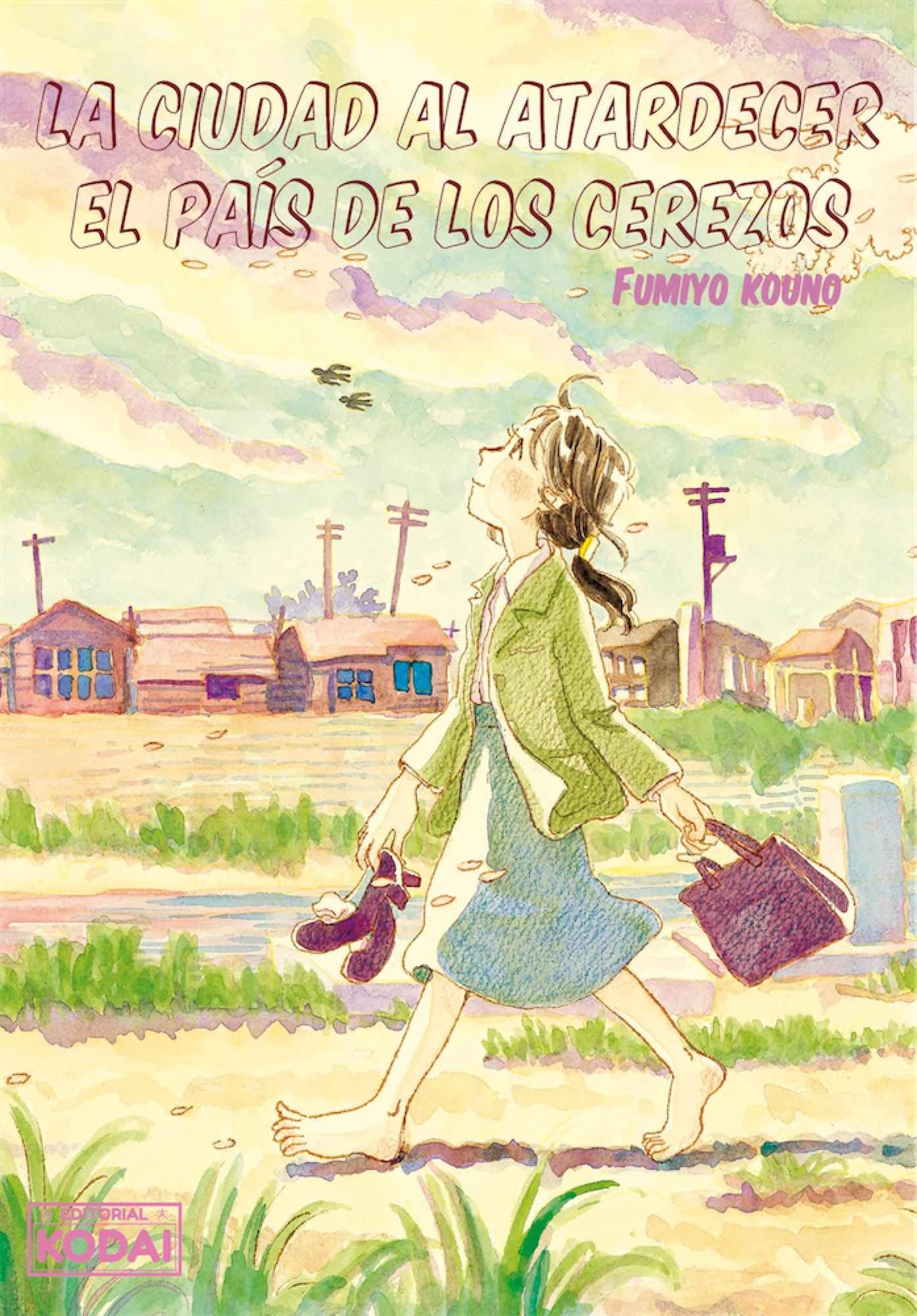 La ciudad al atardecer. El país de los cerezos. book