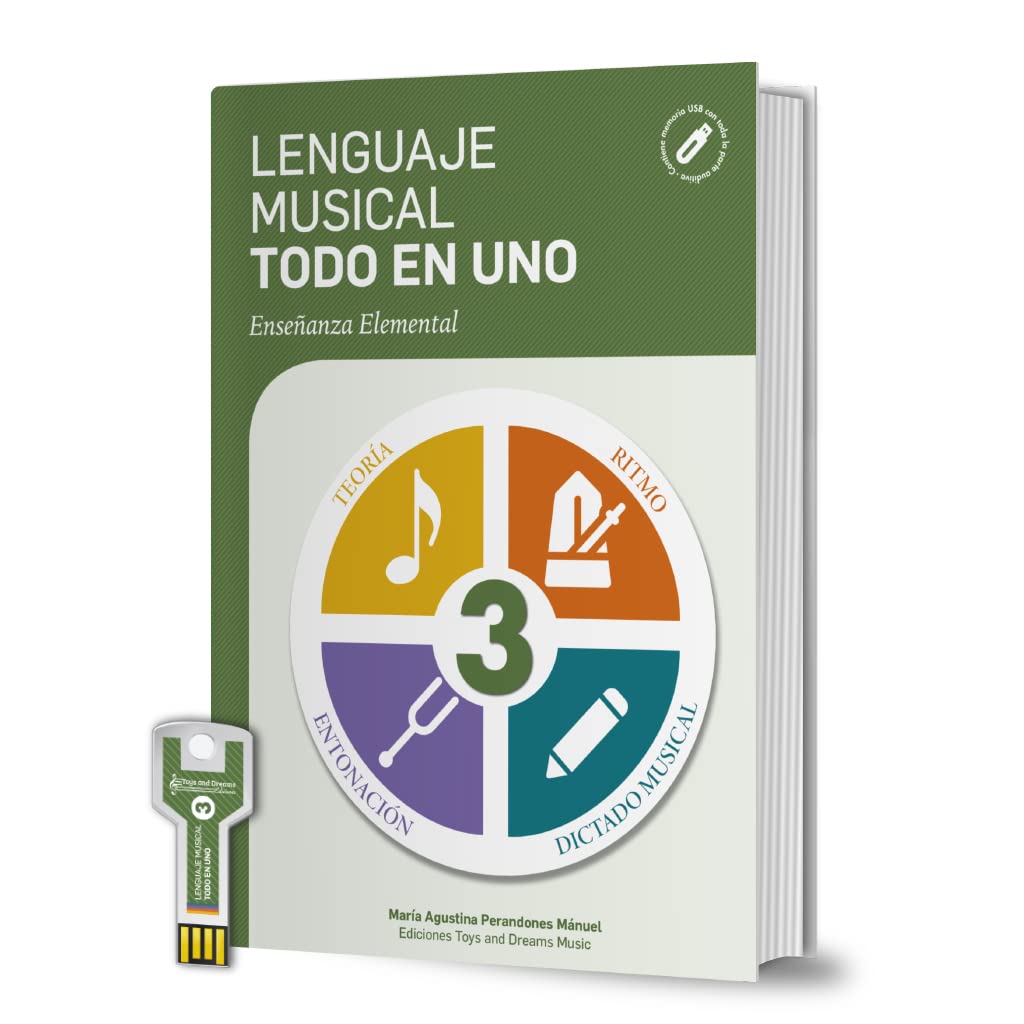 LENGUAJE MUSICAL TODO EN UNO 3º NIVEL book