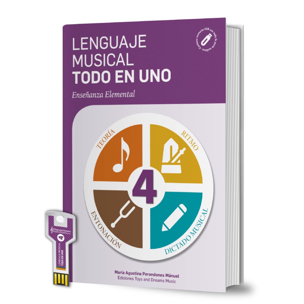 LENGUAJE MUSICAL TODO EN UNO 4º NIVEL book