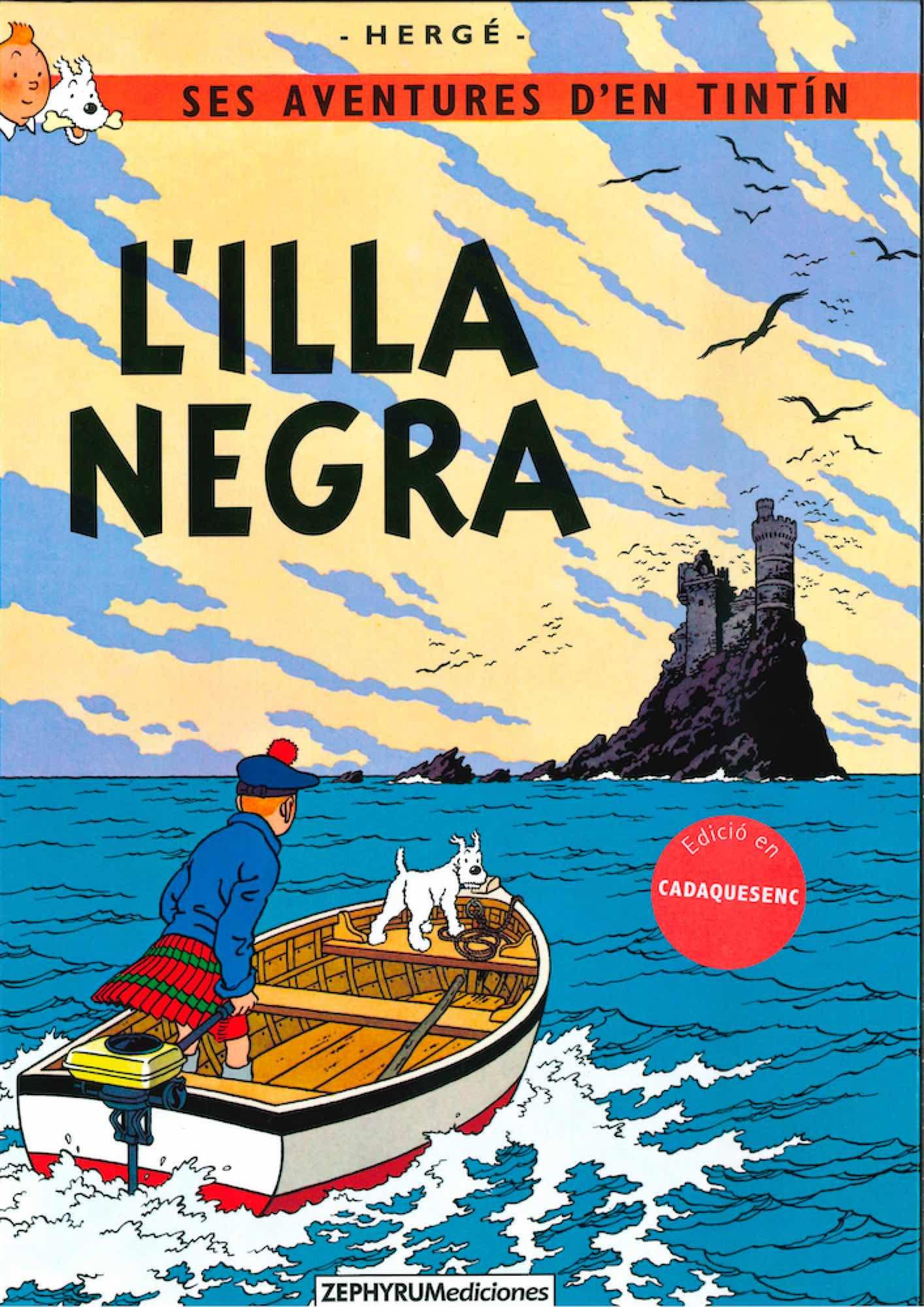 L’illa Negra (Ses Aventures d’en Tintín, Band 7) Manga