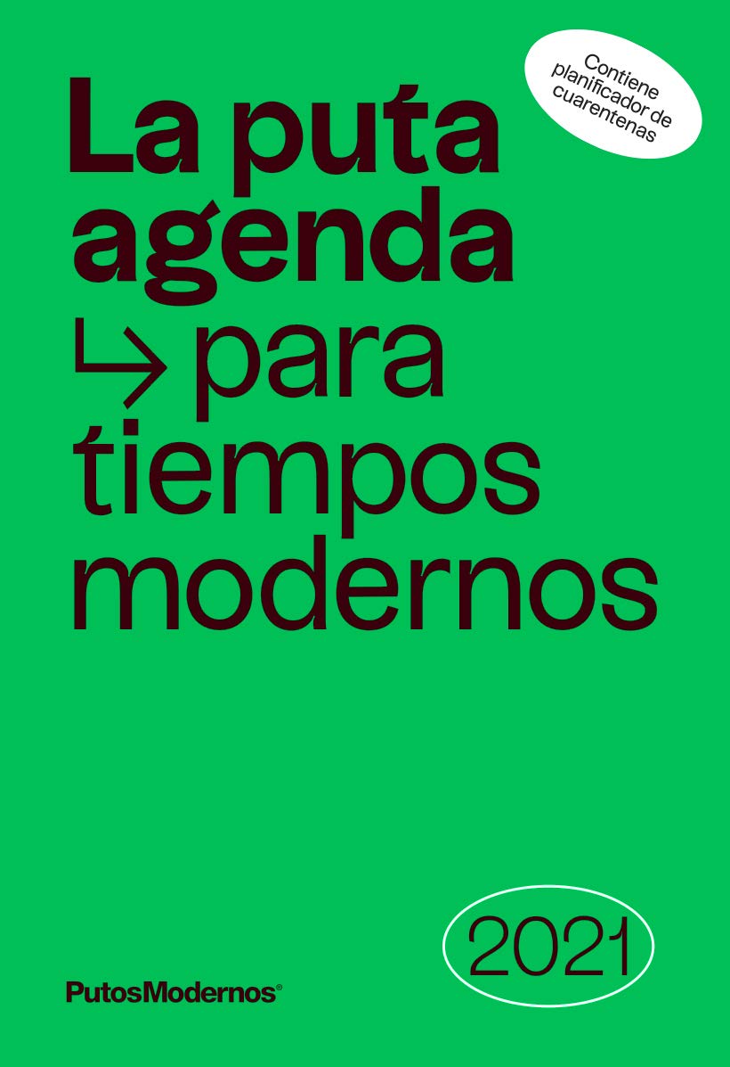 La Puta Agenda para Tiempos Modernos 2021 book