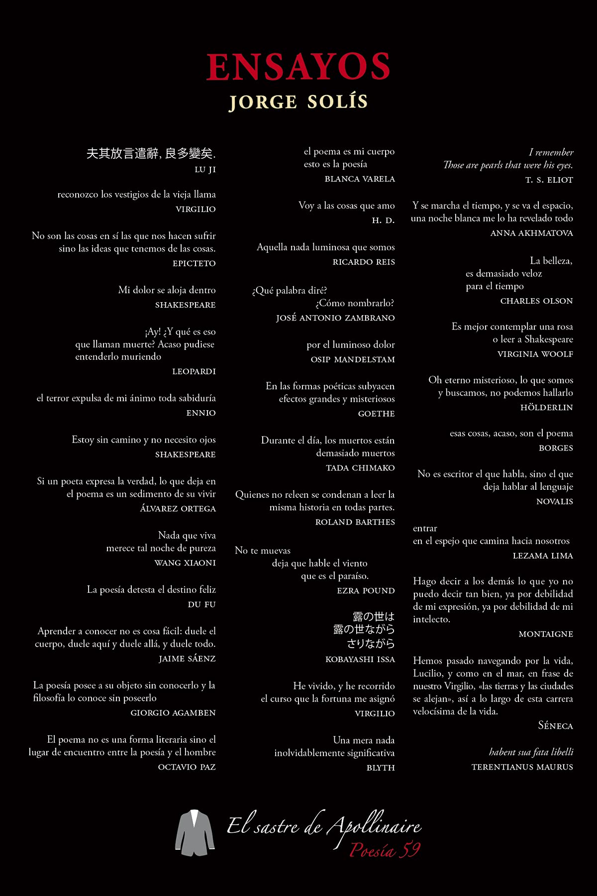 Ensayos (Poesía, Band 59) Poetry