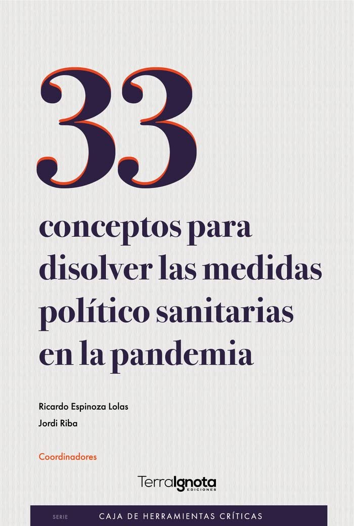 33 conceptos para disolver las medidas político-sanitarias book