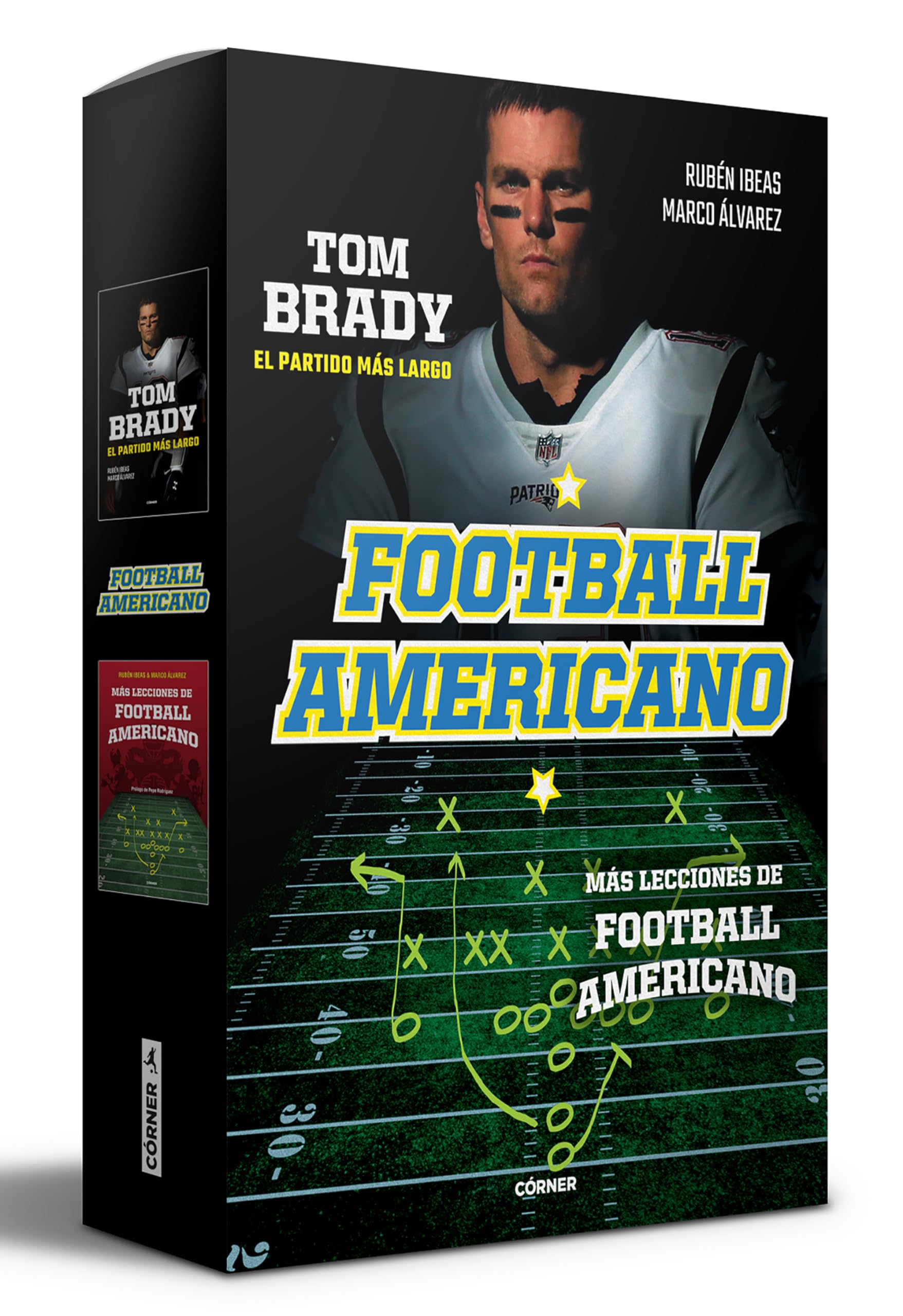 Estuche Football Americano (Contiene Tom Brady y Más lecciones de football americano) (Córner) book