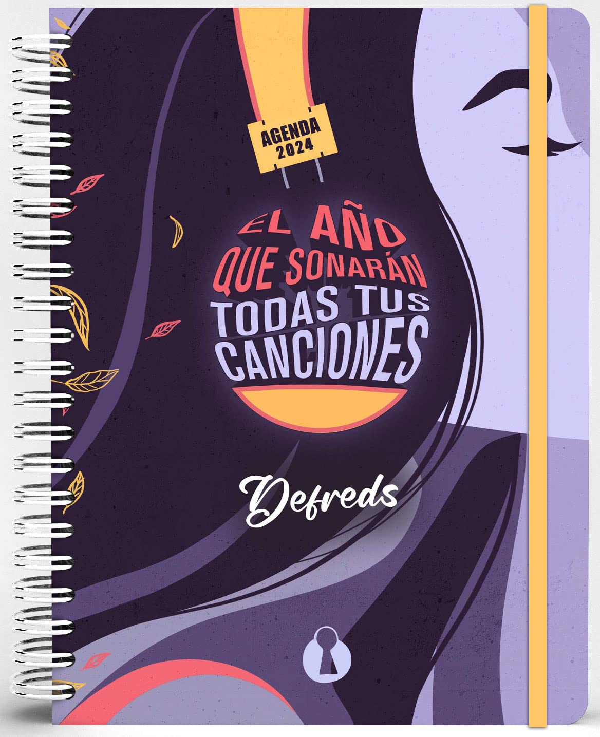 El año que sonarán todas tus canciones. Agenda Defreds versión anual 2024 Leisure, Home & Garden