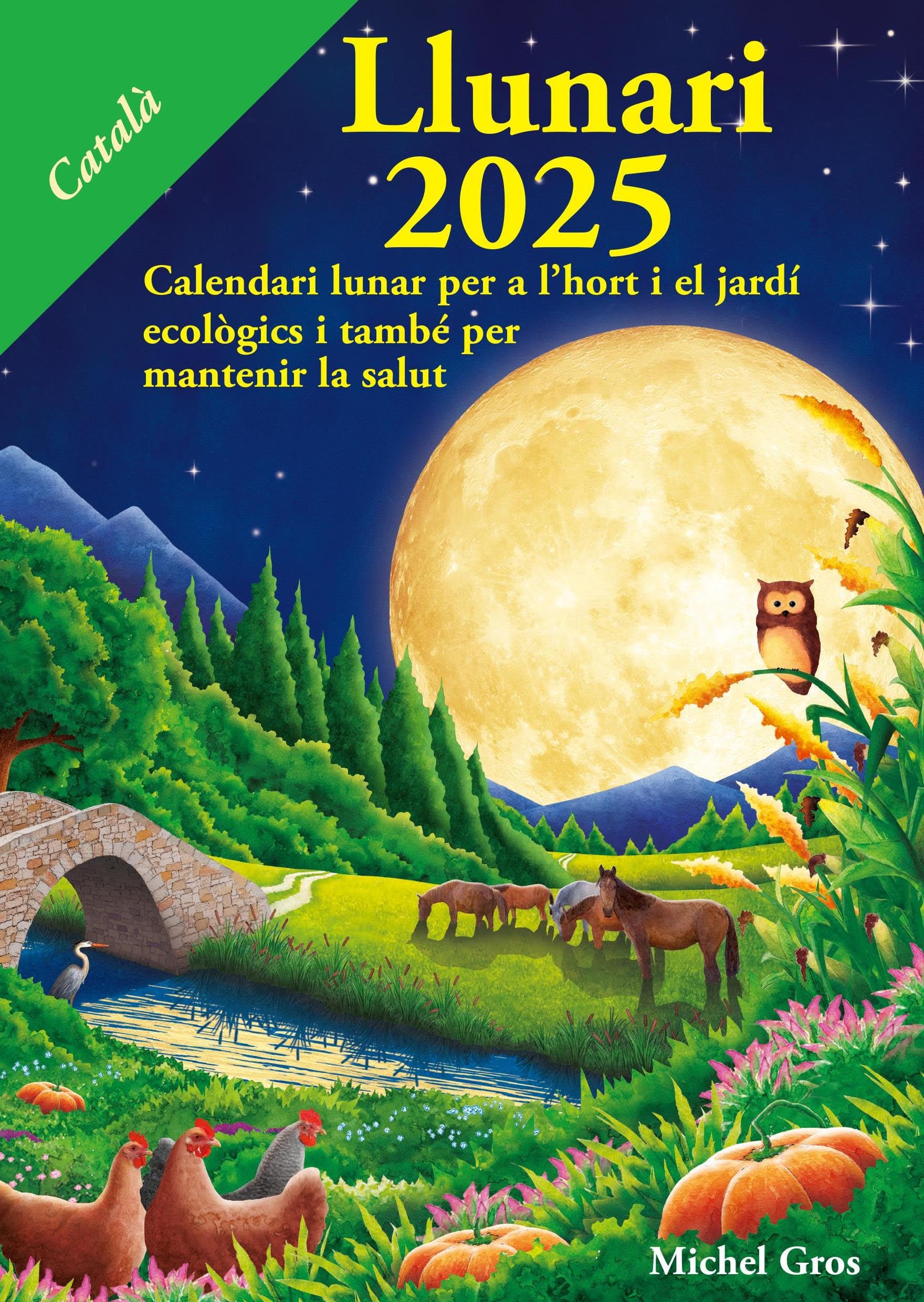 Llunari 2025: Calendari lunar per a l'hort i el jardí ecològics Leisure, Home & Garden