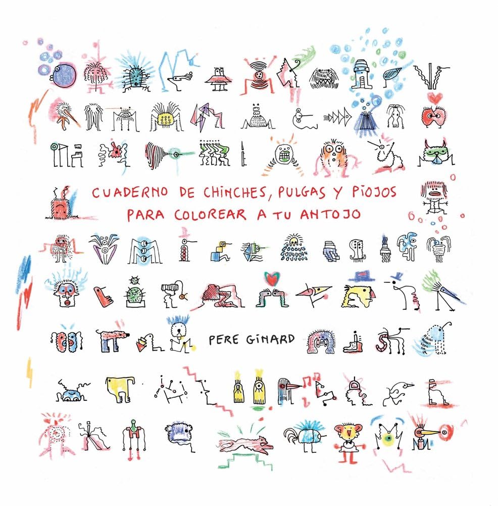 Cuaderno de chinches, pulgas y piojos para colorear a tu antojo book