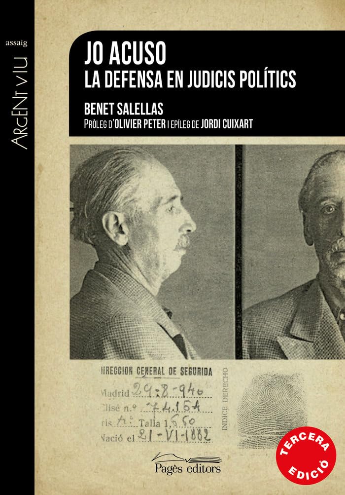 Jo acuso : La defensa en judicis polítics (Argent Viu, Band 150) Law
