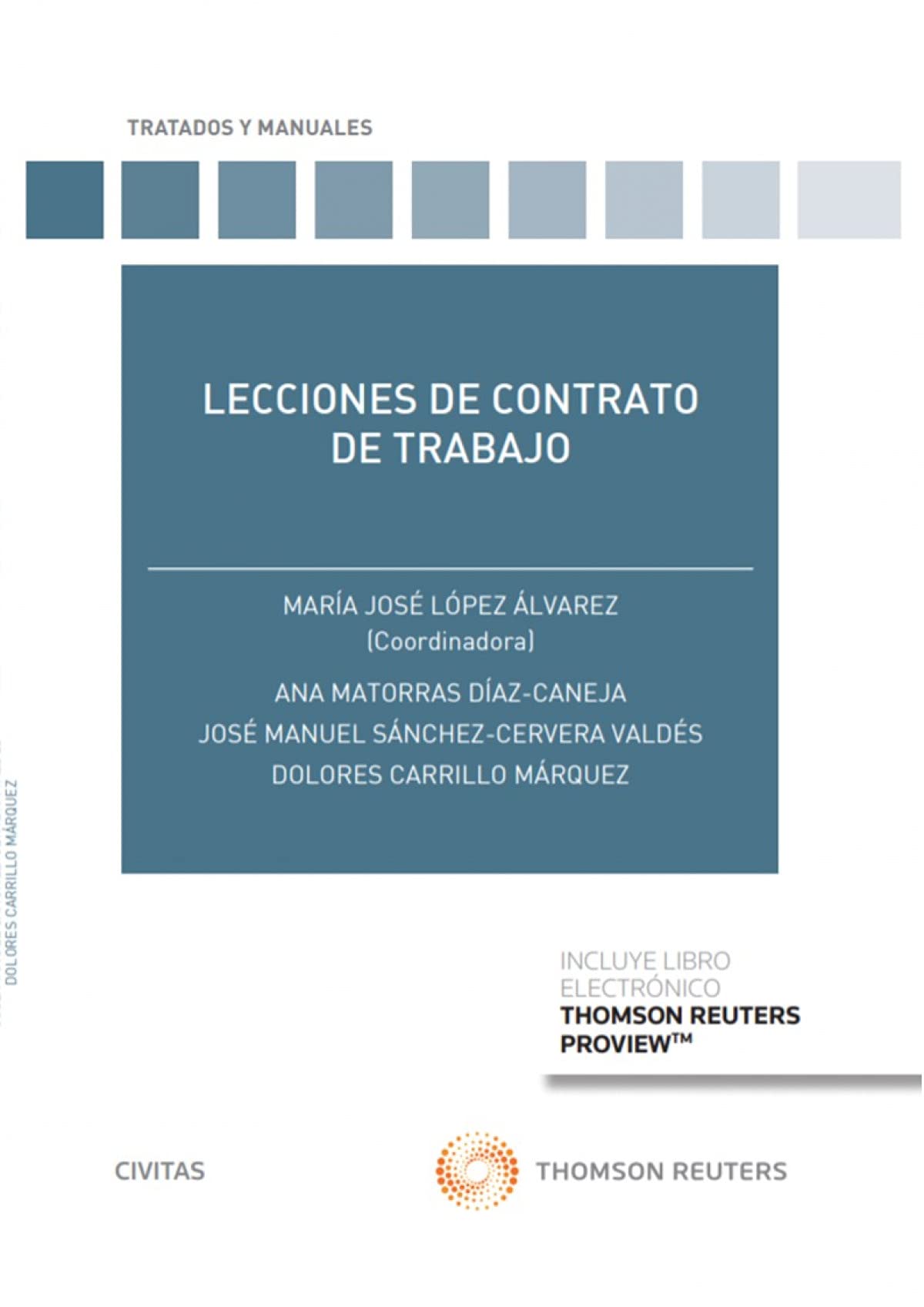 Lecciones de contrato de trabajo (Papel + e-book) book
