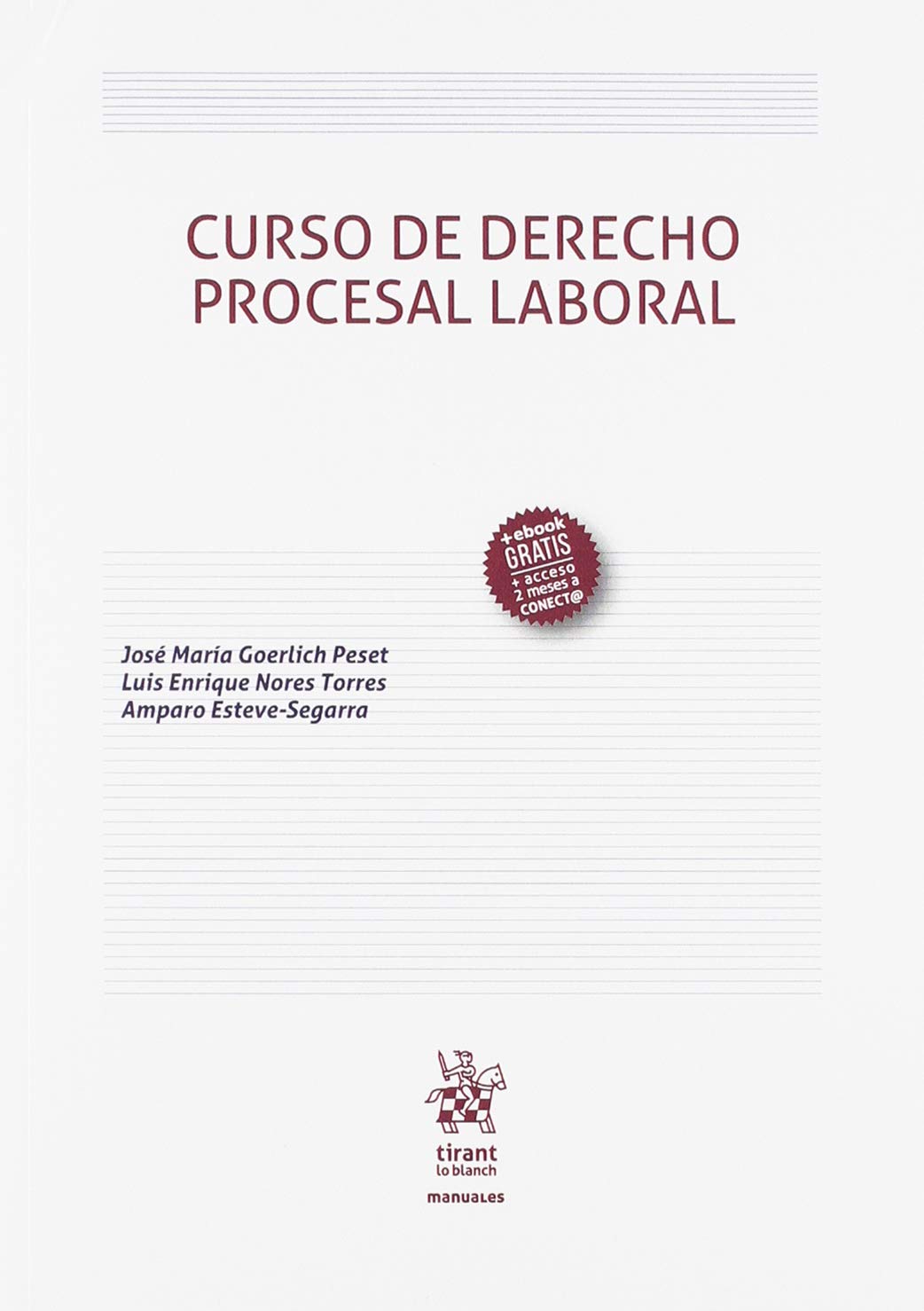 Curso de derecho procesal laboral (Manuales, Band 1) Books