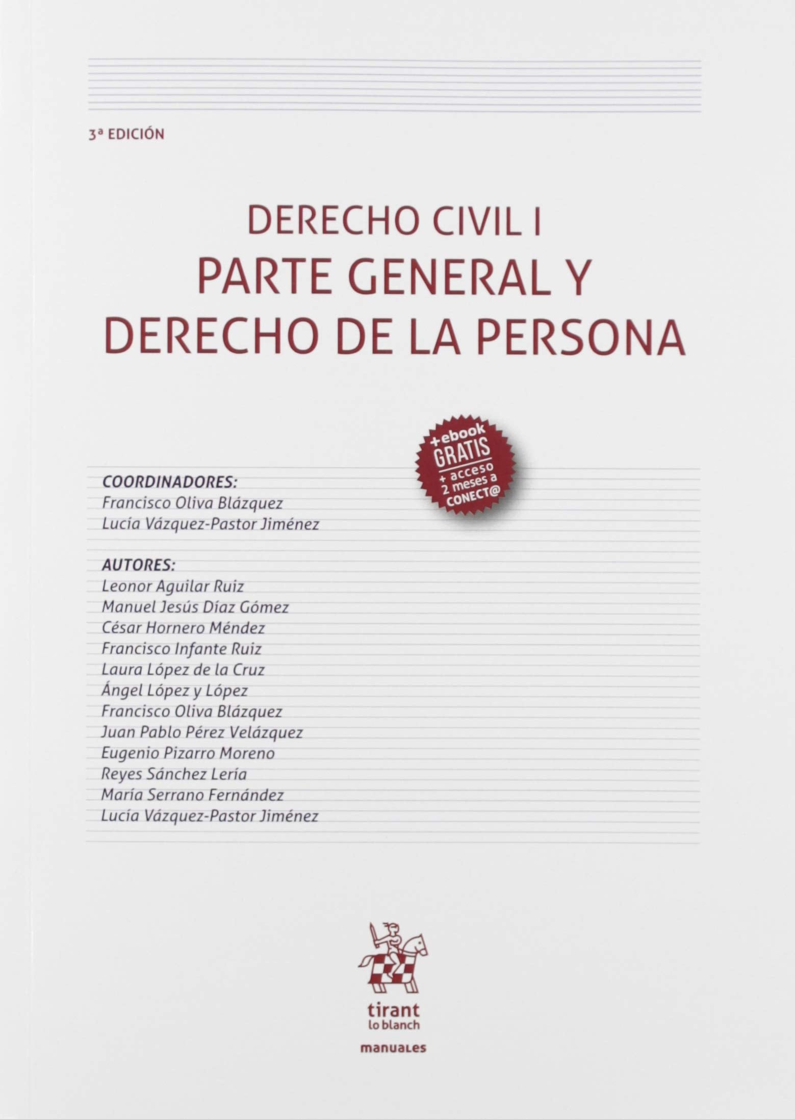 Derecho civil I, 3 edición: Parte general y derecho de la persona book