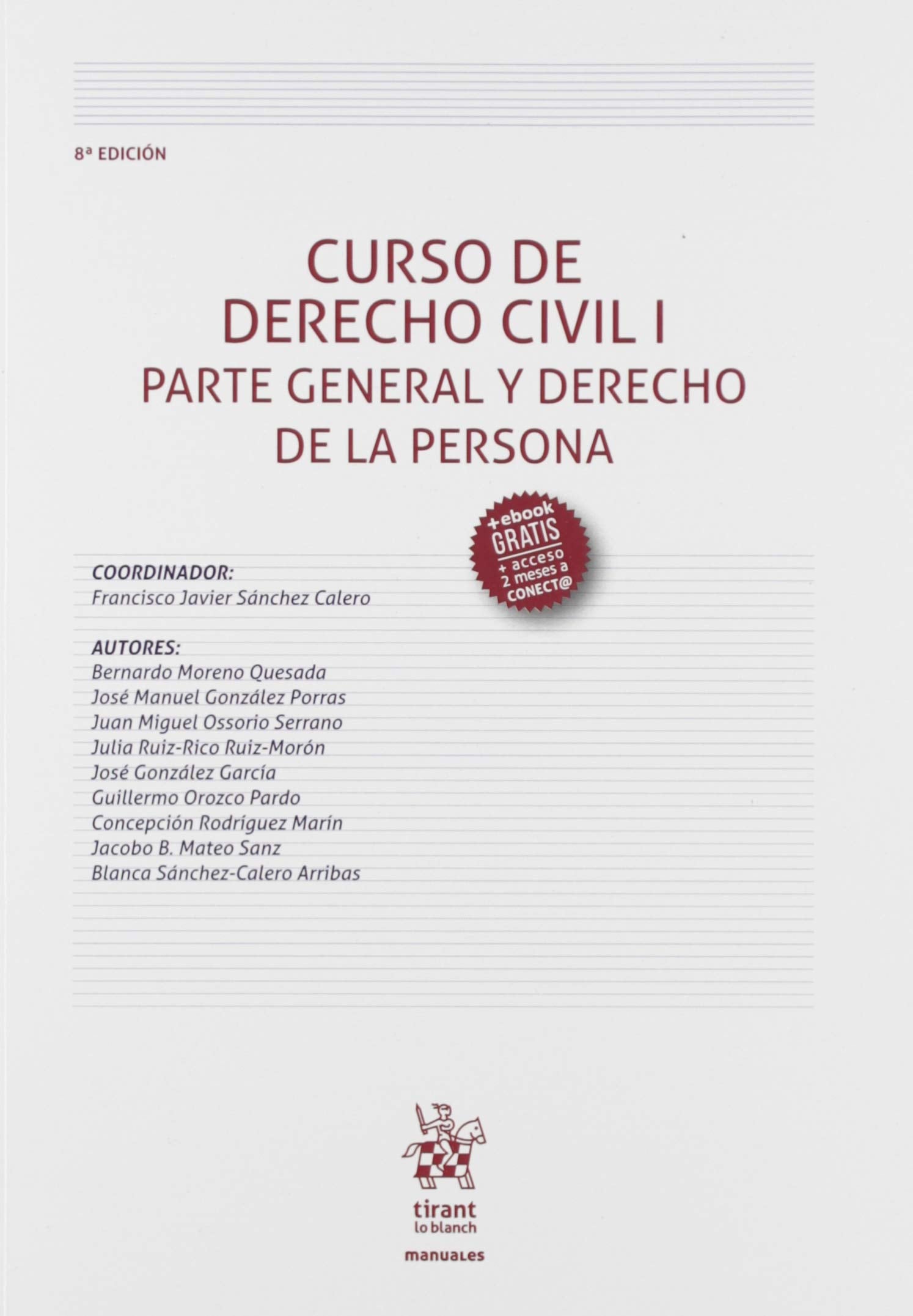 Curso de derecho civil I, 8 edición: Parte general y derecho de la persona book