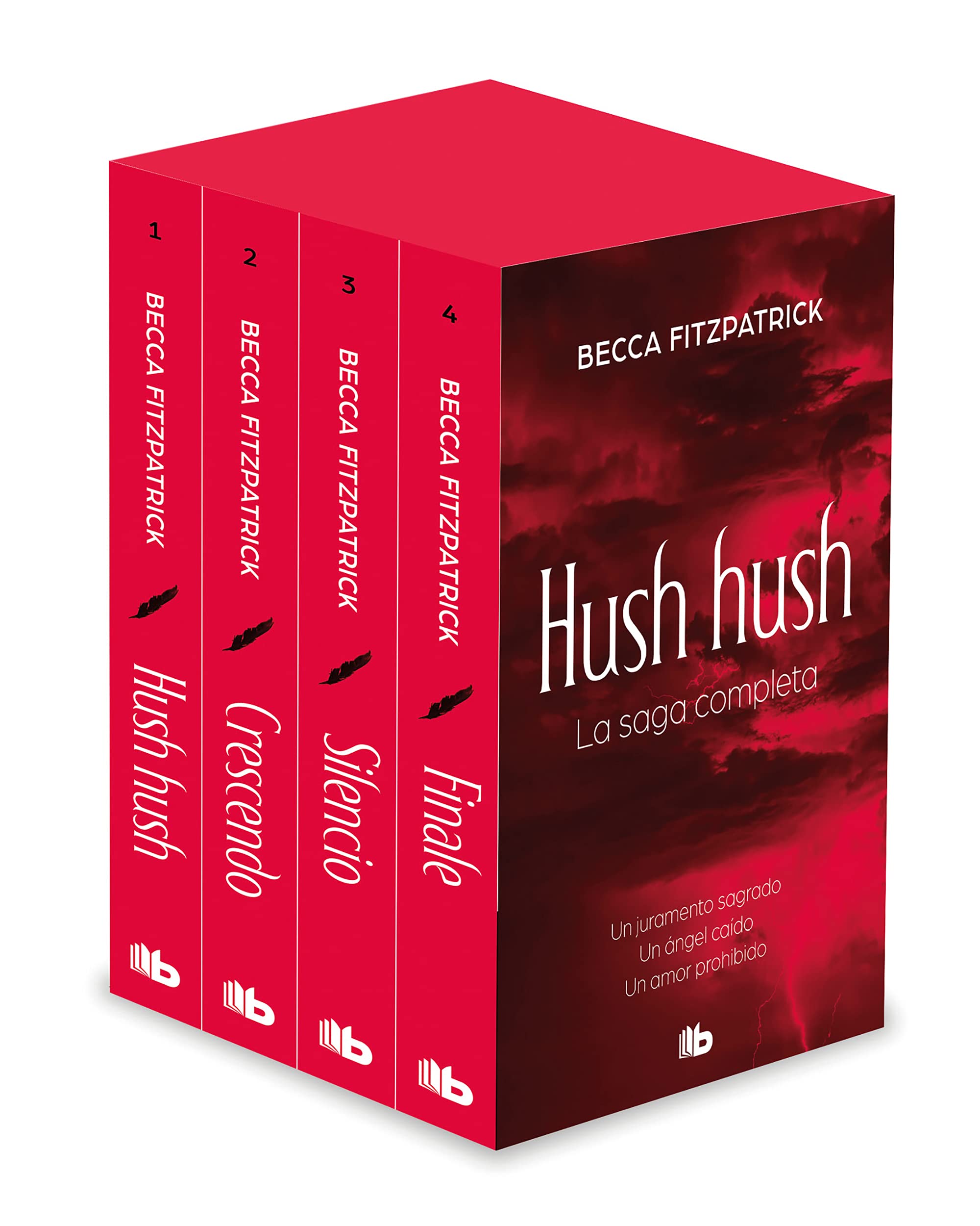 Tetralogía Hush Hush (edición estuche con: Hush Hush | Crescendo | Silencio | Finale) (Saga Hush, Hush) (Ficción) Romance