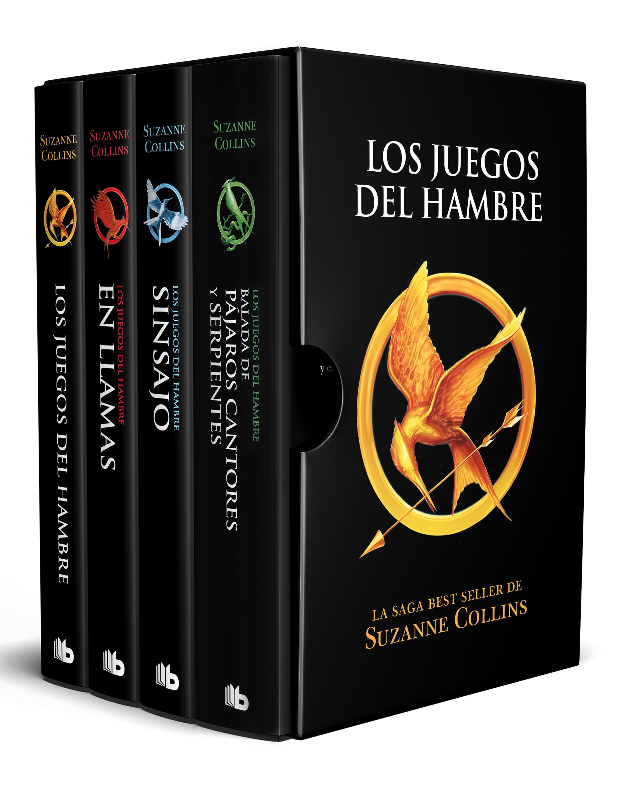 Los Juegos del Hambre - Estuche con: Los juegos del hambre | En llamas | Sinsajo | Balada de pájaros cantores y serpientes (Ficción) Fiction