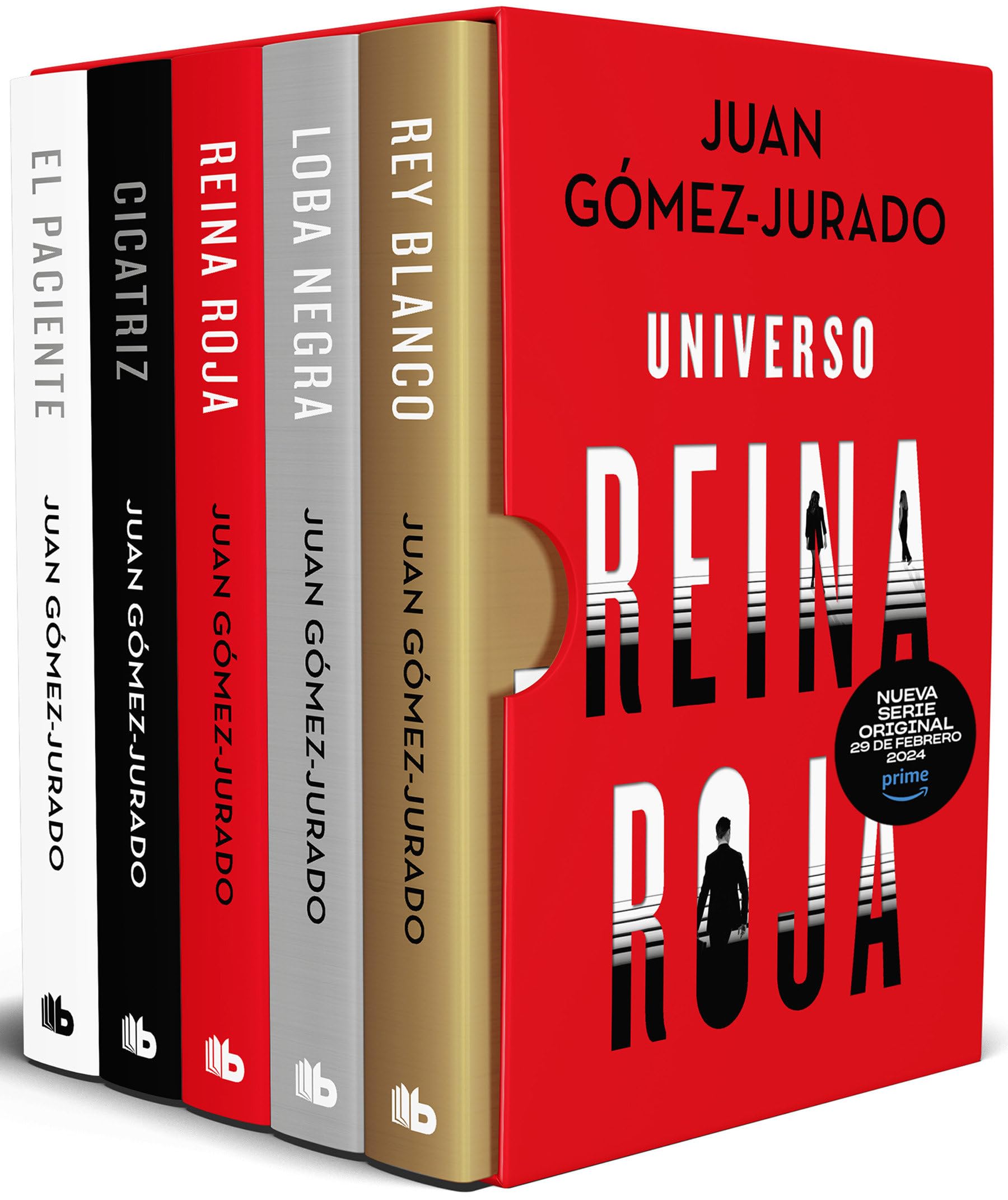 Universo Reina roja (estuche con: Reina roja | Loba negra | Rey blanco | Cicatriz | El paciente) (Ficción) Contemporary literature